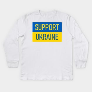 Support Ukraine! Kids Long Sleeve T-Shirt